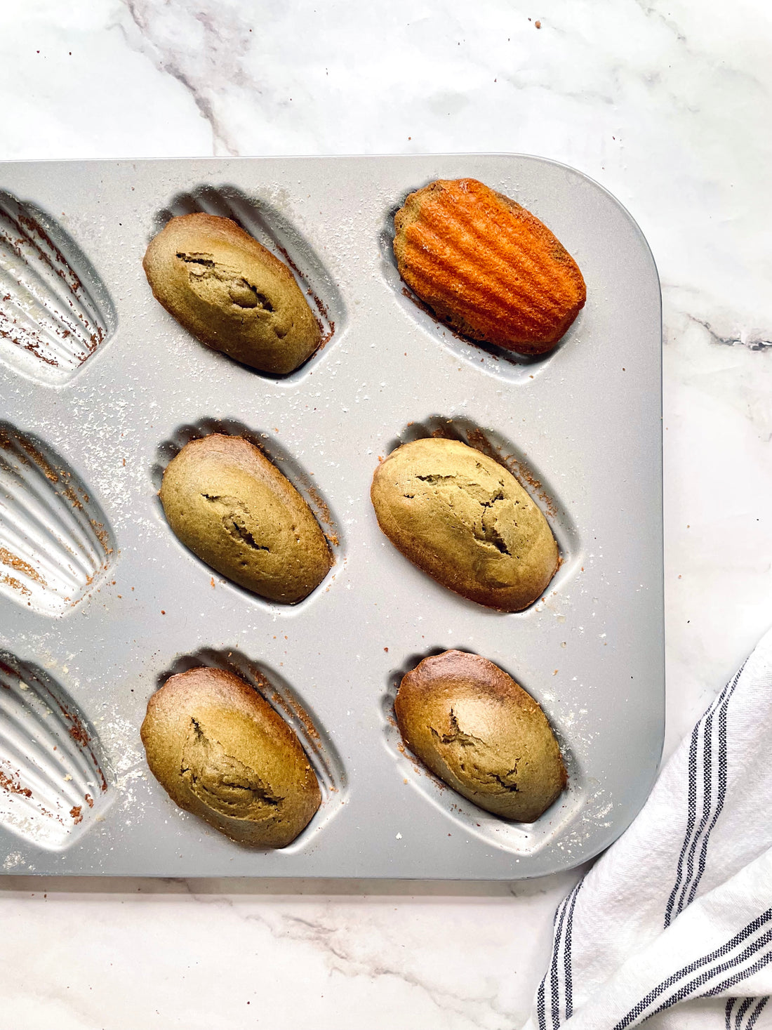 Matcha Madeleines: A Green Tea Delight