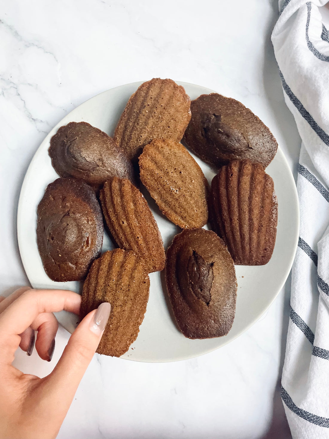 Houjicha Madeleines: Smoky, Nutty & Earthy