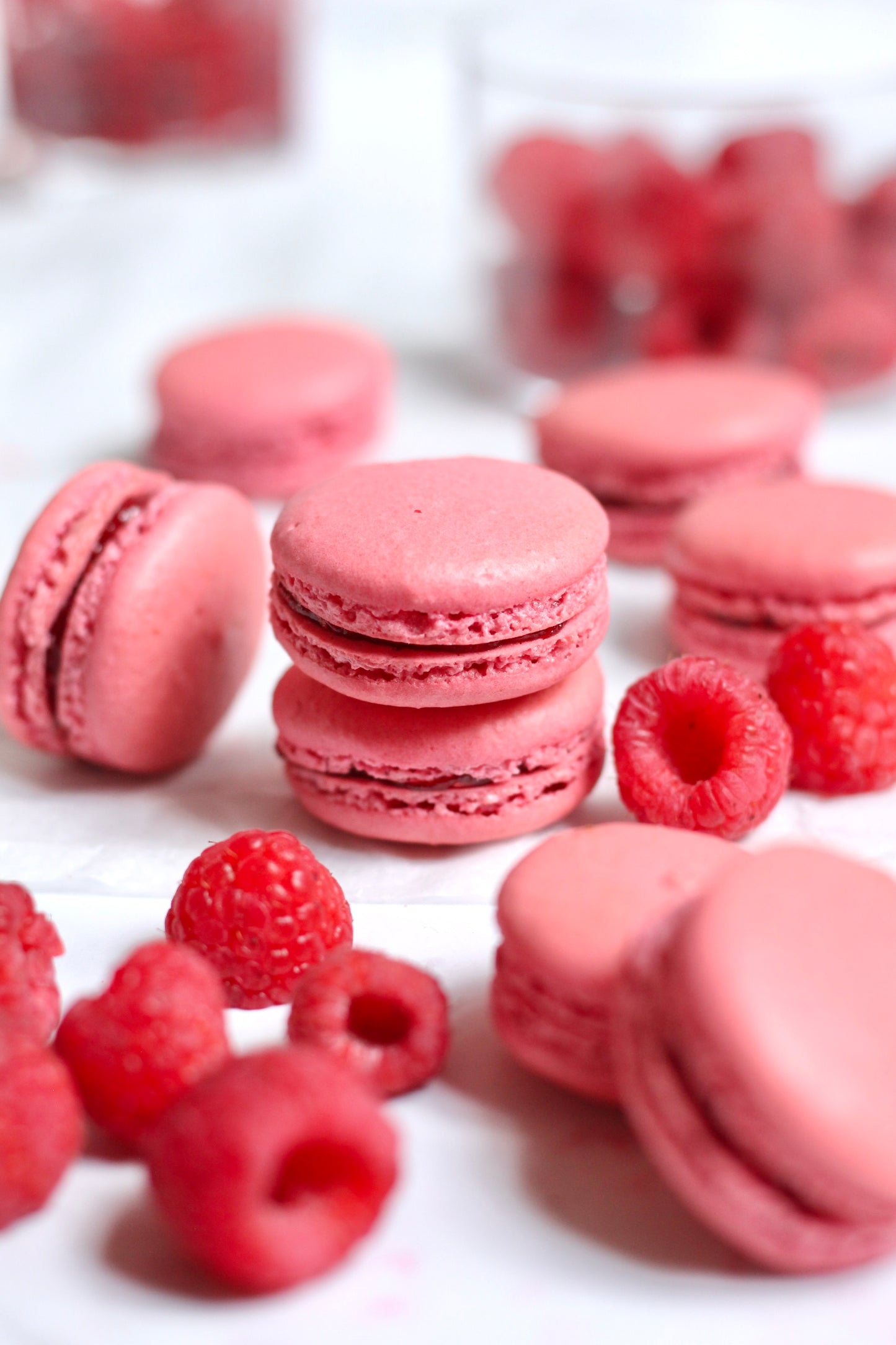 Raspberry Macaron Gift Box