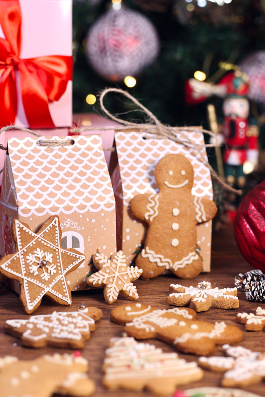 Gingerbread Cookie Ornament Gift Box of 5