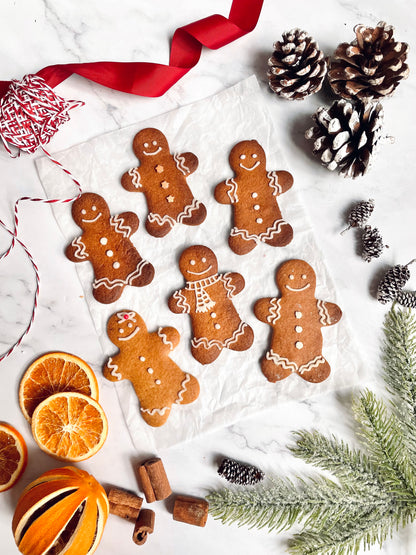 Gingerbread Cookie Ornament Gift Box of 5