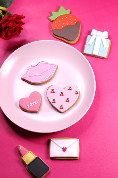 Valentine's Day Sugar Cookies Gift Box - Her Favourites