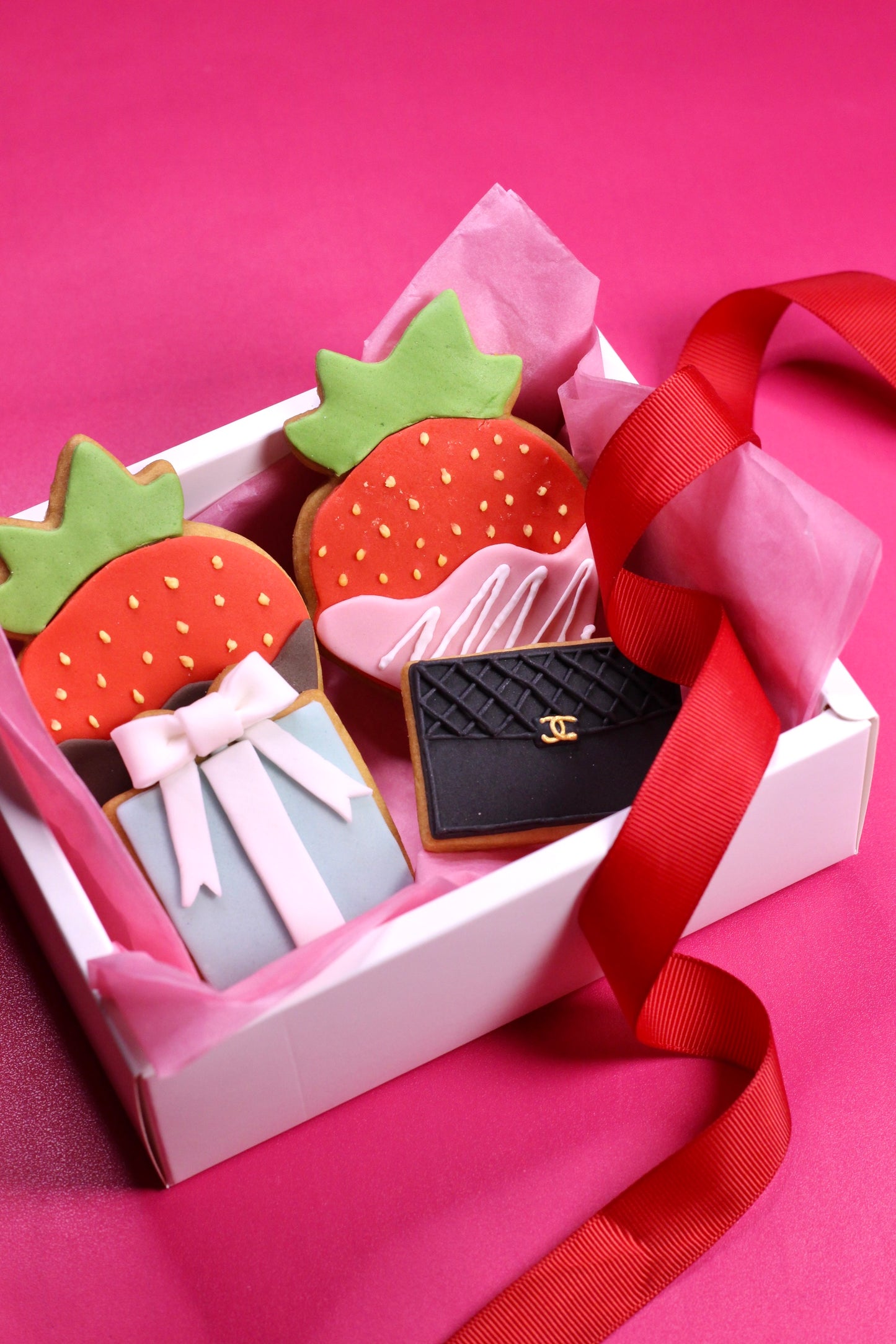 Valentine's Day Sugar Cookies Gift Box - Her Favourites