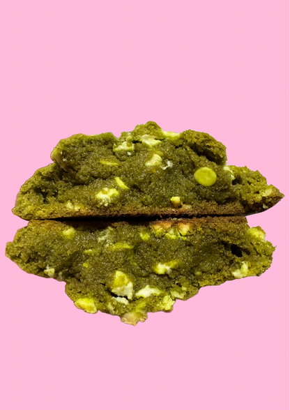 Matcha & White Chocolate Chewy Cookies