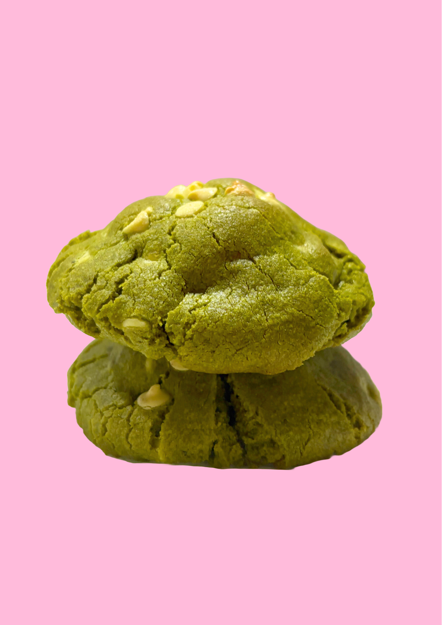 Matcha & White Chocolate Chewy Cookies